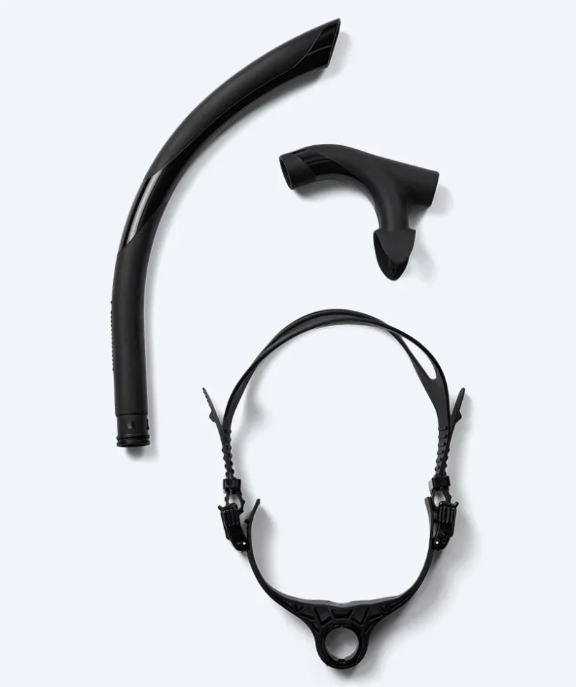 Discount Watery centersnorkel til svømning - Phoenix Elite - Sort
