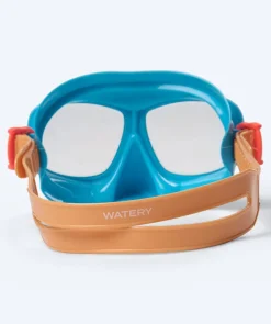 New Watery Combo snorkelsæt til børn (4-10) - Wyre - Blå/orange