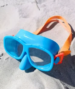 New Watery Combo snorkelsæt til børn (4-10) - Wyre - Blå/orange