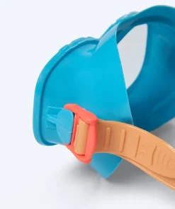 New Watery Combo snorkelsæt til børn (4-10) - Wyre - Blå/orange