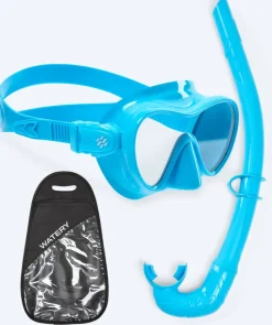Discount Watery Combo snorkelsæt til børn - Cliff - Lyseblå