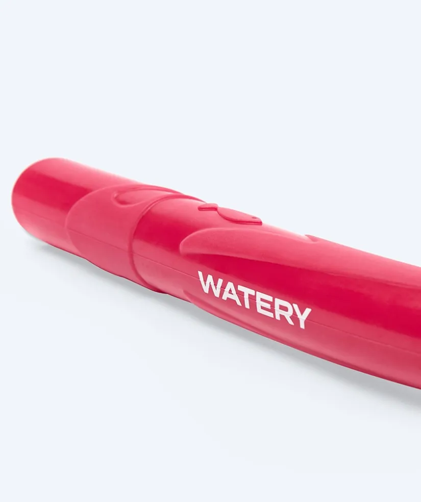 Clearance Watery Combo snorkelsæt til børn - Cliff - Mørkerød