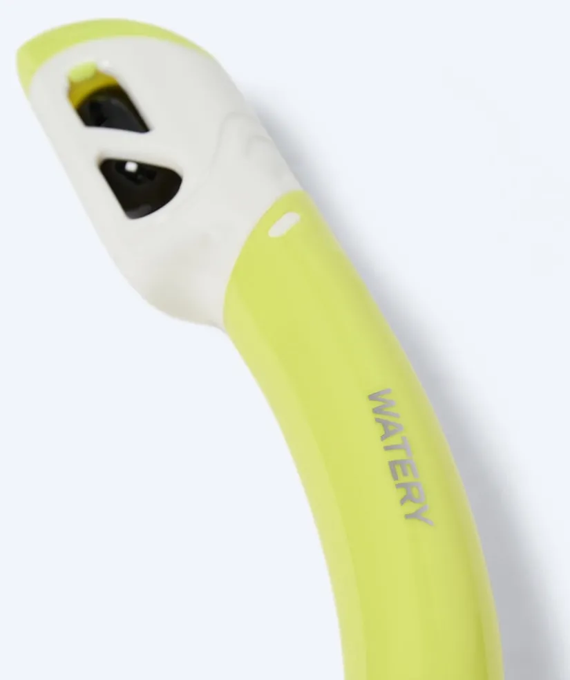 Watery Combo snorkelsæt til børn - Triton Full-dry - Gul