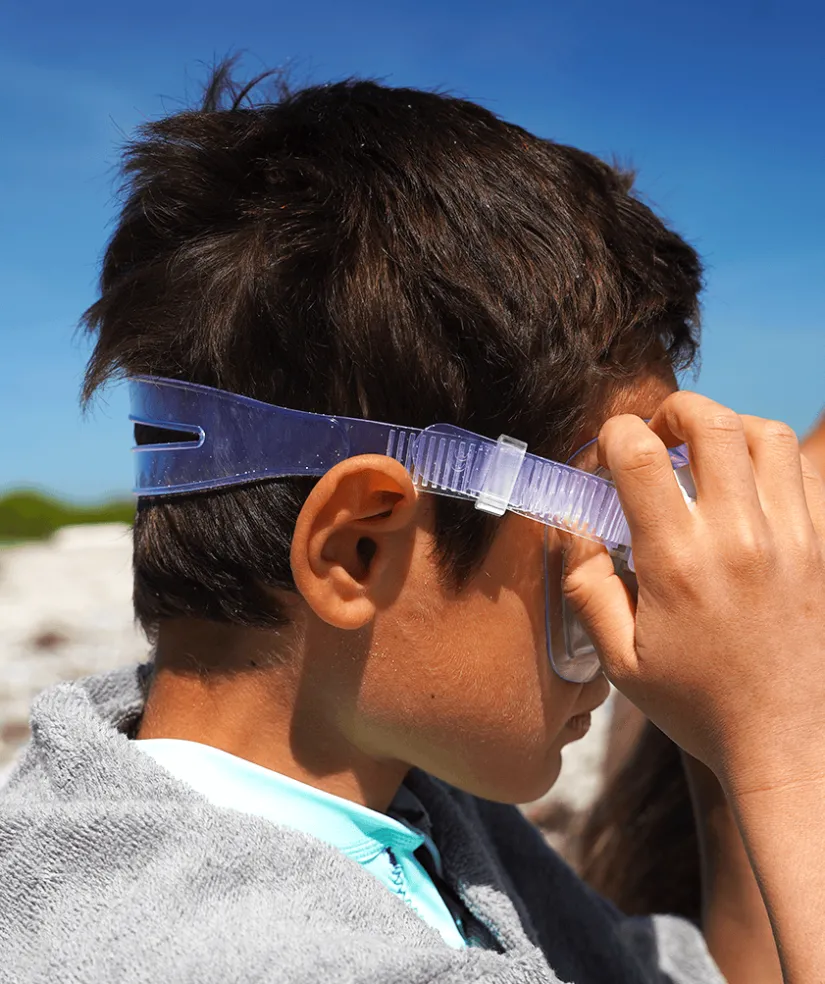 New Watery Combo snorkelsæt til junior (8-15) - Odine - Hvid