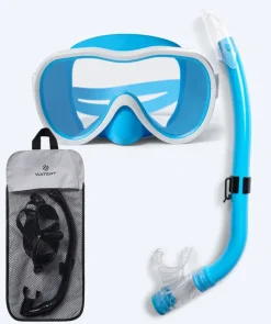 Sale Watery Combo snorkelsæt til junior (8-15) - Odine - Blå/hvid