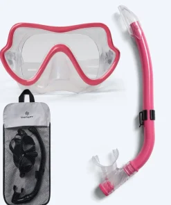 New Watery Combo snorkelsæt til junior (8-15) - Trigger - Rød