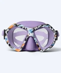 New Watery Combo snorkelsæt til junior (8-15) - Riku Camo - Lilla