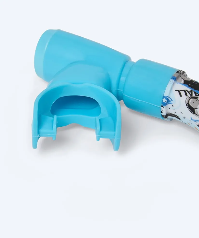Clearance Watery Combo snorkelsæt til junior (8-15) - Riku Camo - Blå