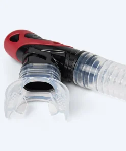 Hot Watery Combo snorkelsæt til voksne - Hudson Full-dry - Rød