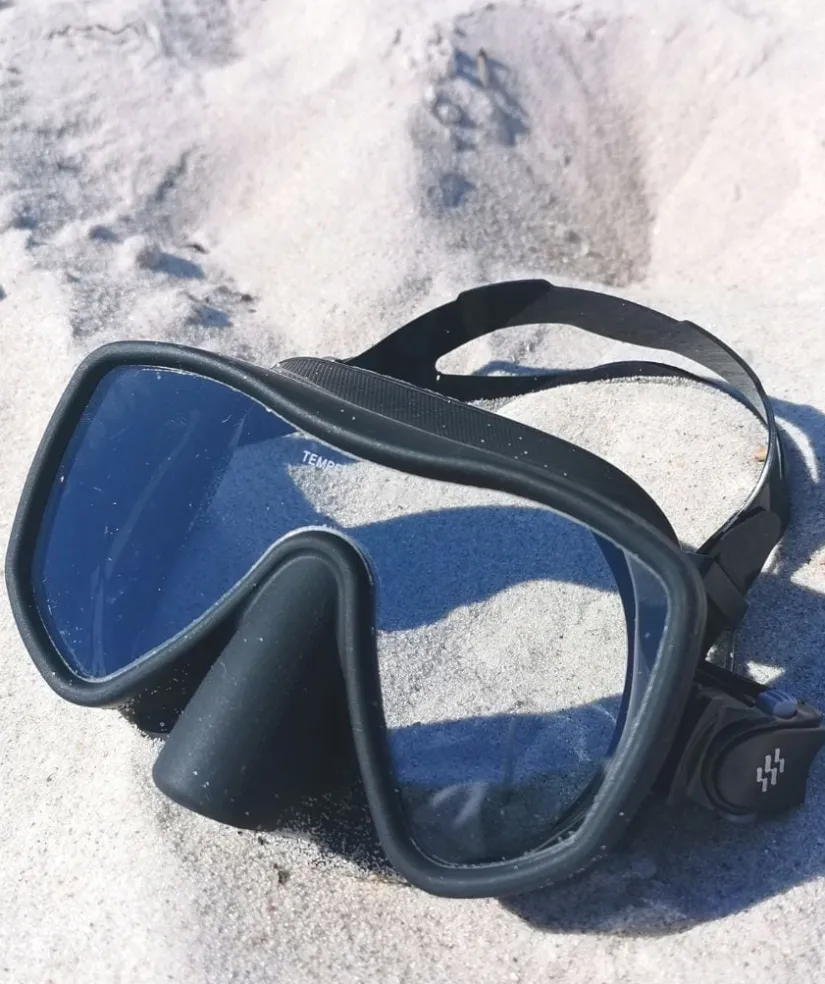 Online Watery Combo snorkelsæt til voksne (fra 15 år) - Coast/Itzel - Sort