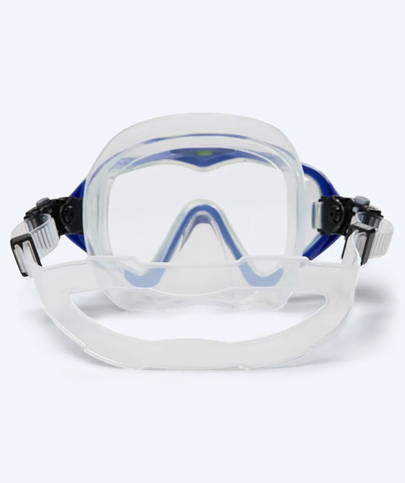Best Watery Combo snorkelsæt til voksne (fra 15 år) - Leach Pro - Blå/gul