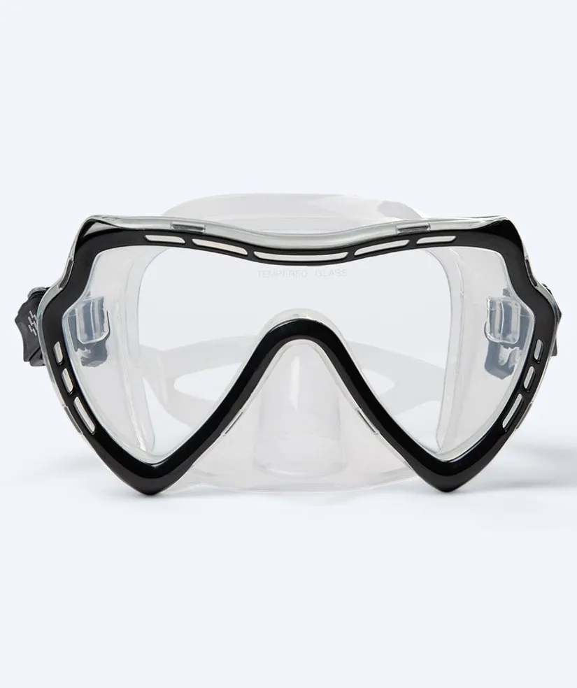 Sale Watery Combo snorkelsæt til voksne (fra 15 år) - Nebula - Sort