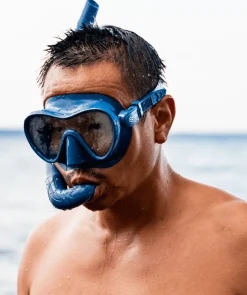 Online Watery Combo snorkelsæt til voksne - Cliff - Grå