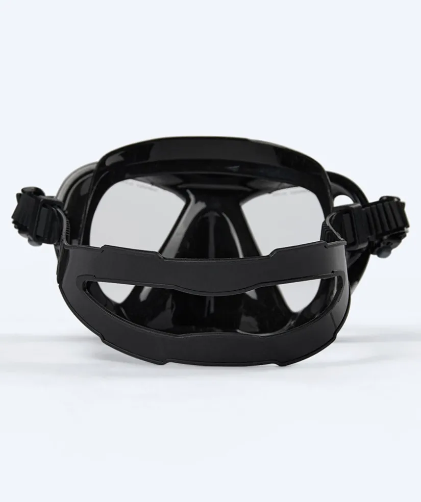 New Watery Combo snorkelsæt til voksne (fra 15 år) - Rudder Camo/Itzel - Sort