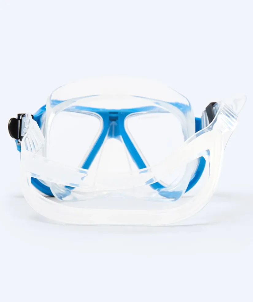 Clearance Watery Combo snorkelsæt til voksne - Hudson Semi-Dry - Blå