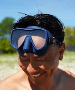 Online Watery Combo snorkelsæt til voksne (fra 15 år) - Coast - Mørkeblå