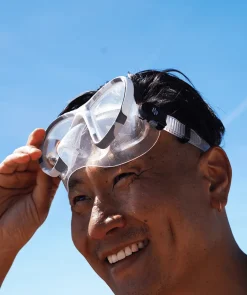 Online Watery Combo snorkelsæt til voksne (fra 15 år) - Rudder Camo/Itzel - Klar/sort