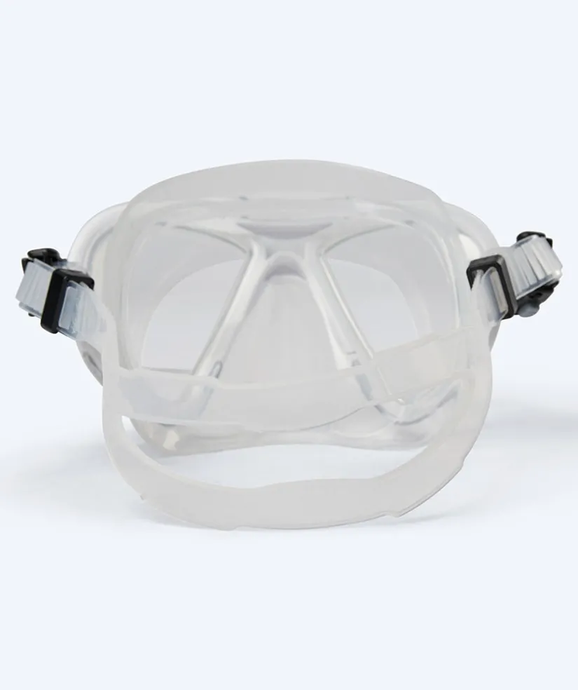 Online Watery Combo snorkelsæt til voksne (fra 15 år) - Rudder Camo/Itzel - Klar/sort