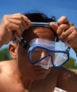 Online Watery Combo snorkelsæt til voksne (fra 15 år) - Fraser/Coast - Blå/mørkeblå