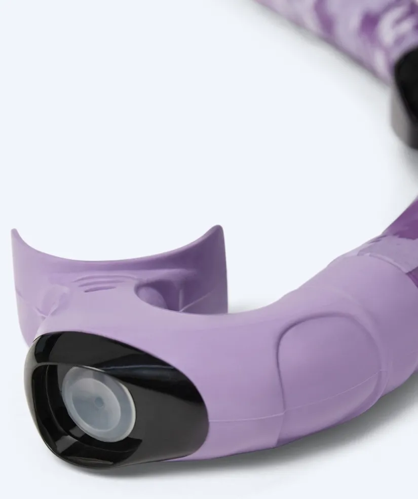 Online Watery Combo snorkelsæt til voksne - Rudder Camo - Lilla