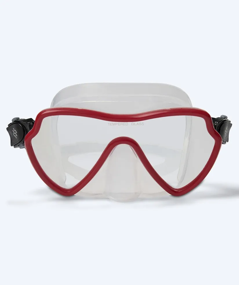 Sale Watery Combo snorkelsæt til voksne (fra 15 år) - Fraser/Coast - Rød