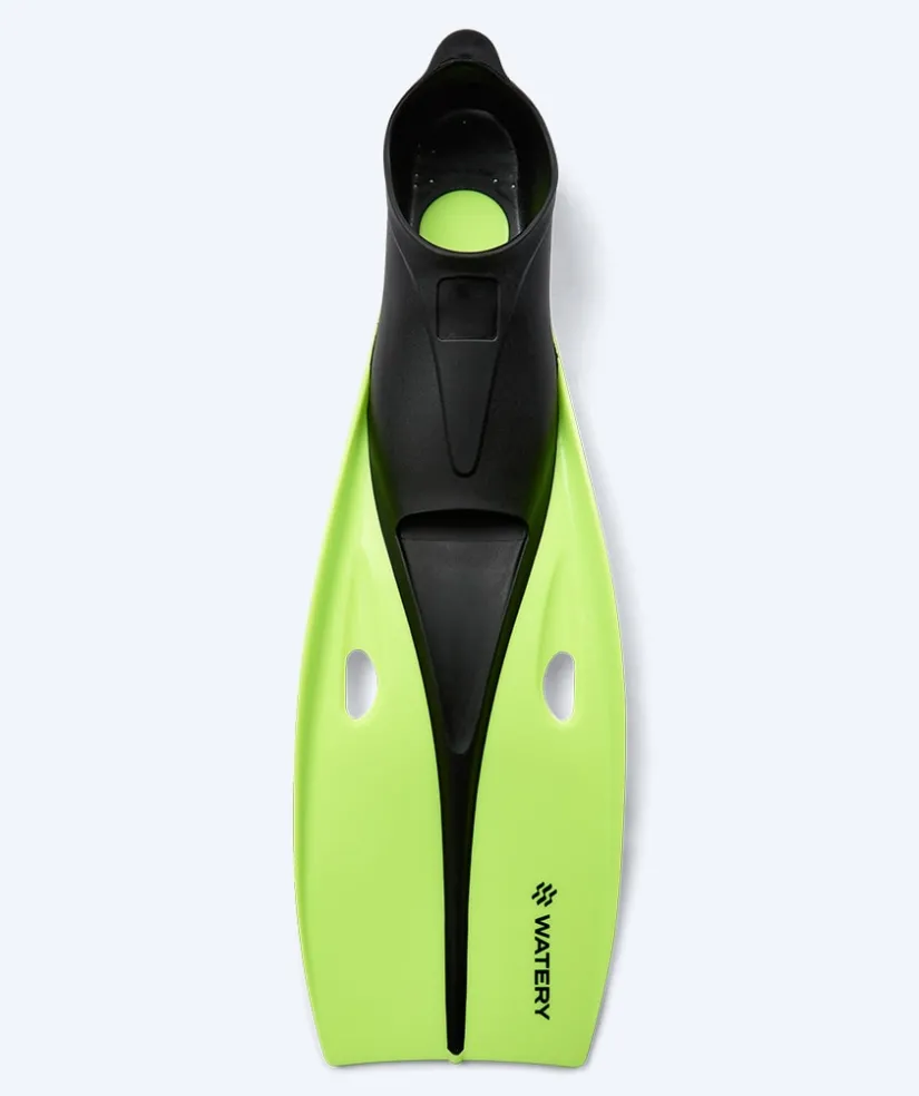 Discount Watery dykkerfødder til junior/voksne (33-46) - Breeve Longtail - Sort/grøn