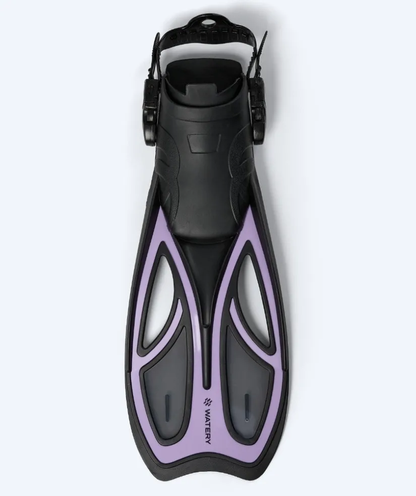 New Watery dykkerfødder til voksne - Rumi - Sort/pink
