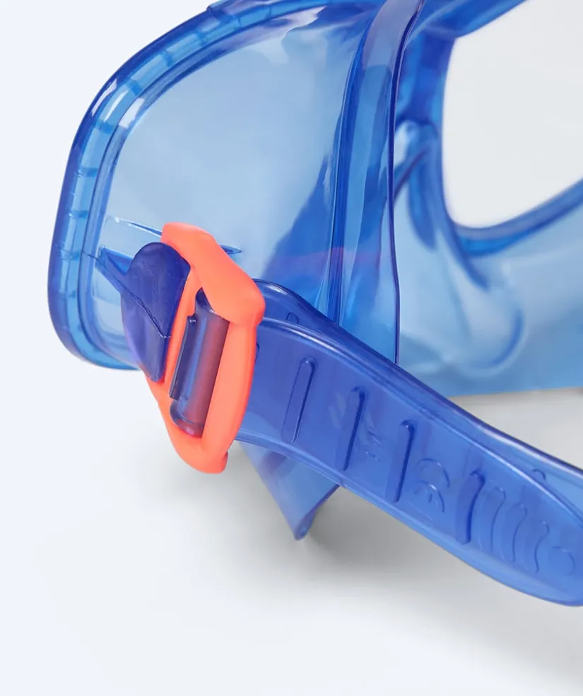 Watery dykkermaske til børn (4-10) - Wyre - Mørkeblå