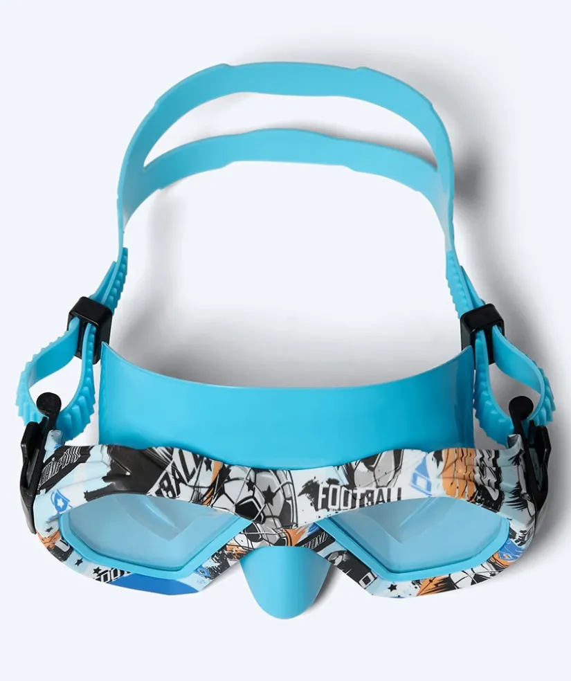 New Watery dykkermaske til junior (8-15) - Riku Camo - Blå