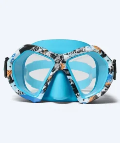 New Watery dykkermaske til junior (8-15) - Riku Camo - Blå