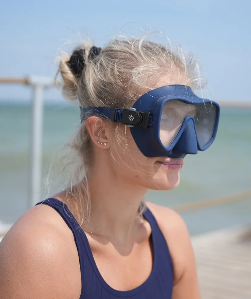 Best Watery dykkermaske til voksne (fra 15 år) - Coast - Mørkeblå