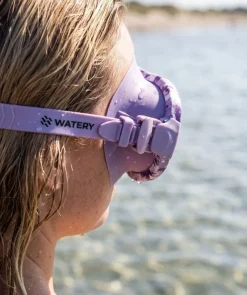 Best Watery dykkermaske til voksne (fra 12 år) - Rudder Camo - Lilla