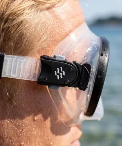 Hot Watery dykkermaske til voksne (fra 12 år) - Chisa - Sort/klar