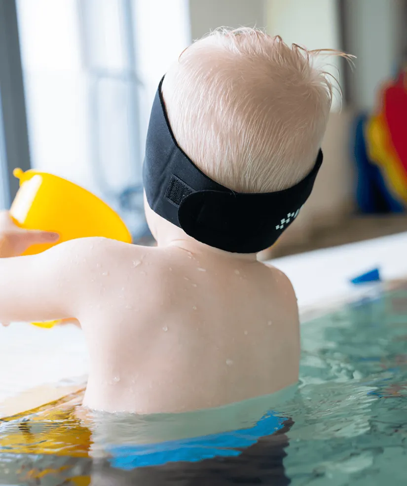Clearance Watery earband til børn - Raider - Mørkeblå