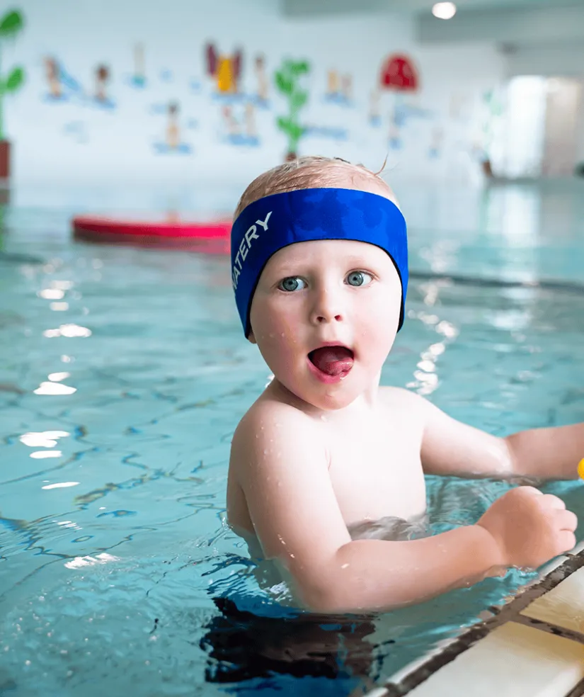 Clearance Watery earband til børn - Raider - Mørkeblå
