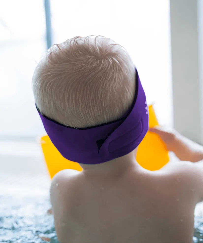 Hot Watery earband til børn - Raider - Lilla