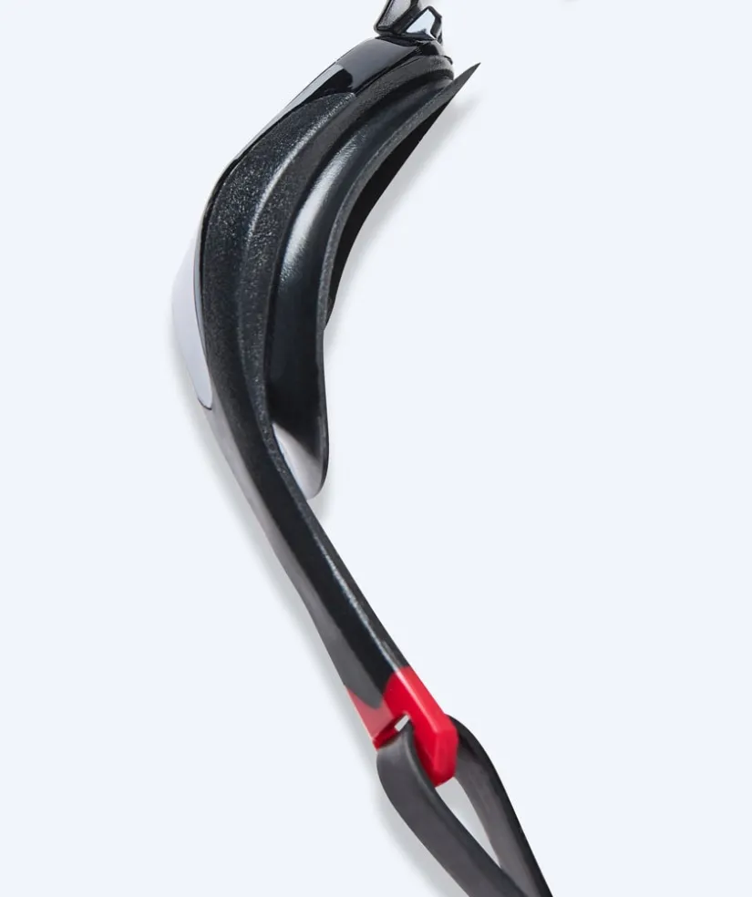 Clearance Watery Elite svømmebrille - Murphy Mirror - Sort/sølv