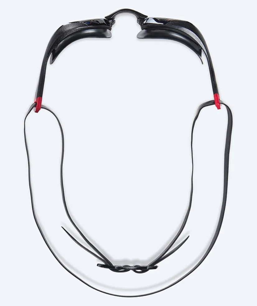 Clearance Watery Elite svømmebrille - Murphy Mirror - Sort/sølv