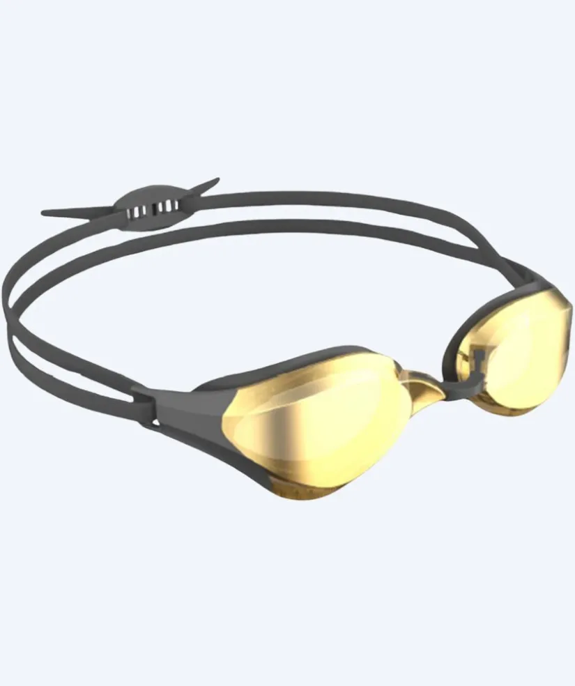 Hot Watery Elite svømmebrille - Rattle Pro Mirror - Sort/guld