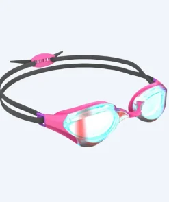 Watery Elite svømmebrille - Rattle Pro Mirror - Pink/rød