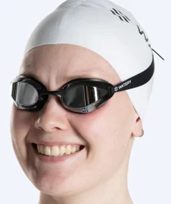 Sale Watery Elite svømmebriller - Poseidon Ultra Mirror - Sort/sølv