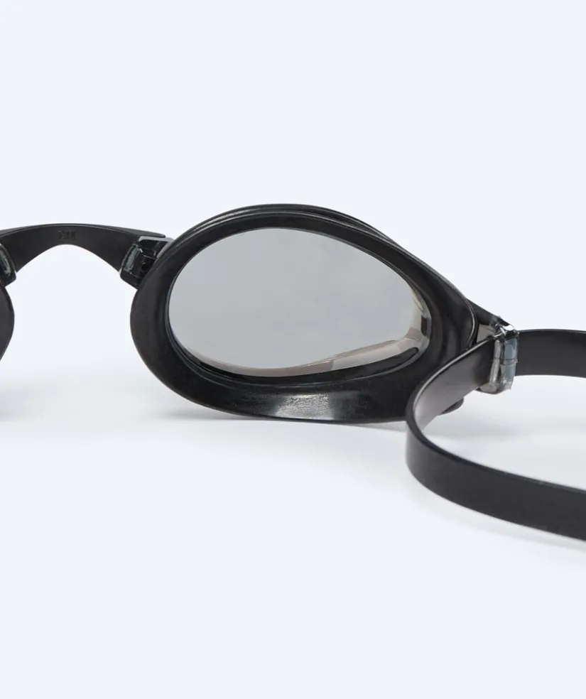 Discount Watery Elite svømmebriller - Poseidon Mirror - Sort/sølv