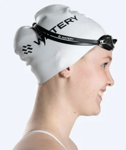 Discount Watery Elite svømmebriller - Poseidon Mirror - Sort/sølv