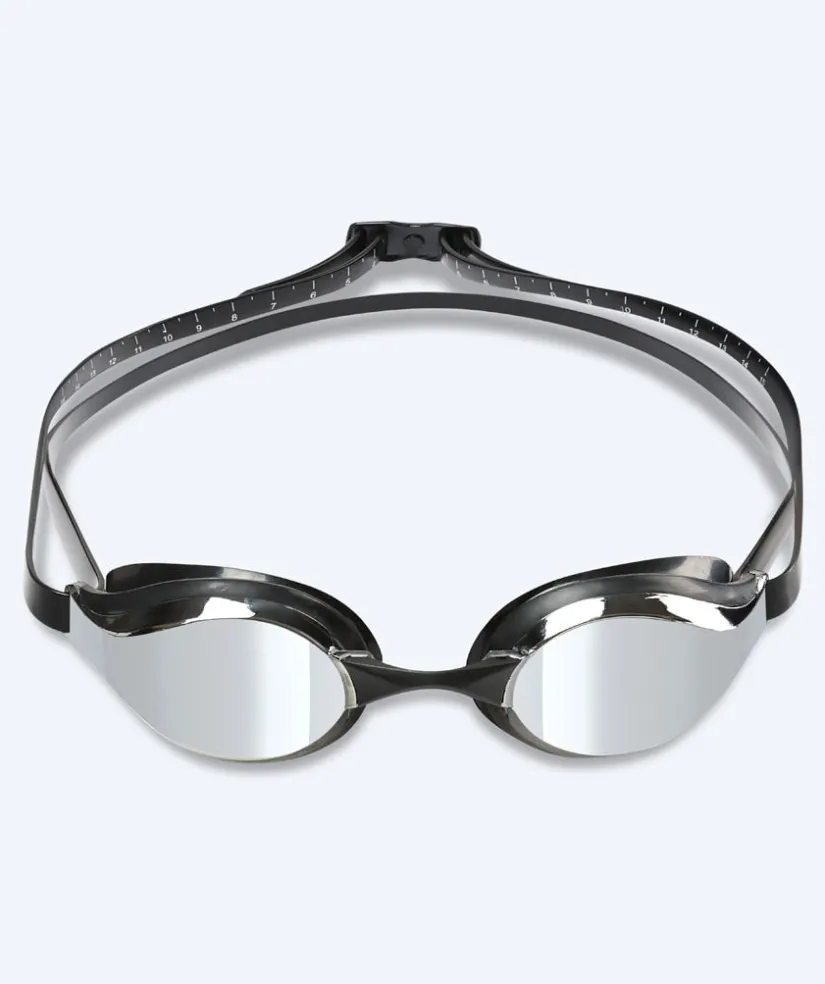 Discount Watery Elite svømmebriller - Poseidon Mirror - Sort/sølv