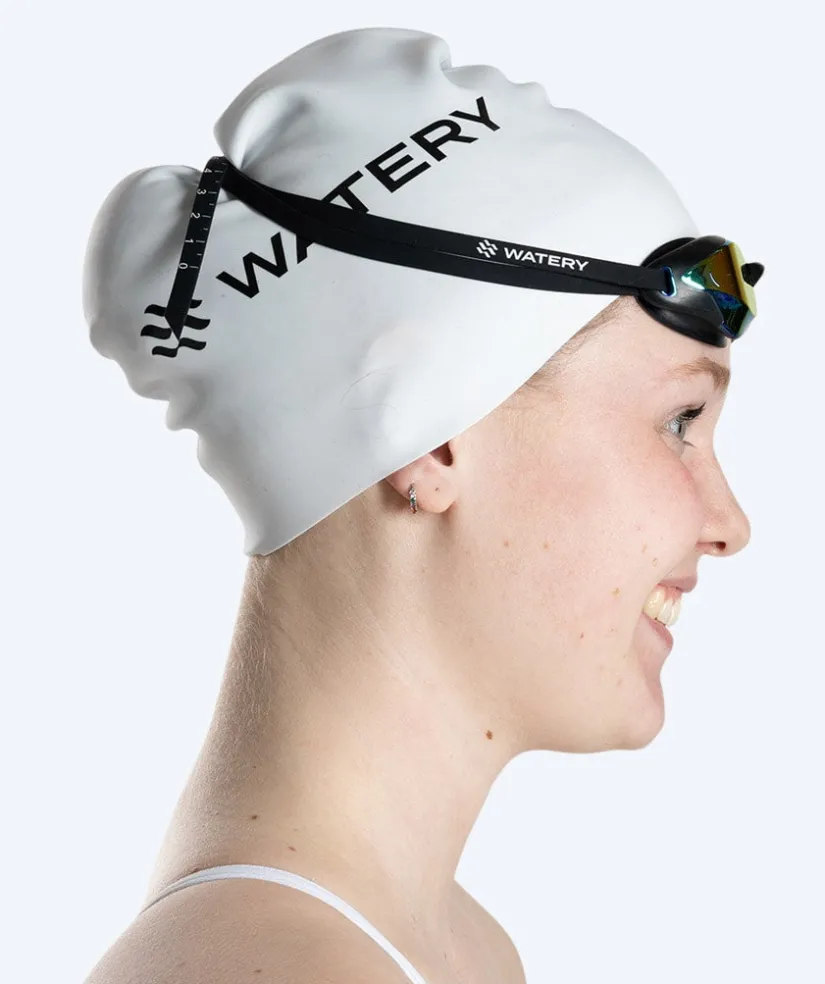 Discount Watery Elite svømmebriller - Poseidon Ultra Mirror - Sort/guld