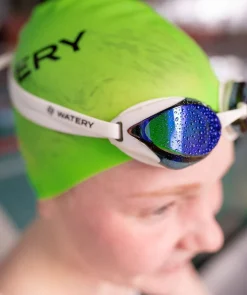 Discount Watery Elite svømmebriller - Poseidon Ultra Mirror - Sort/guld