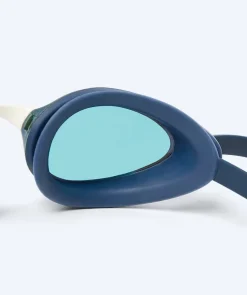 Hot Watery Elite svømmebriller - Poseidon Ultra Mirror - Mørkeblå/guld