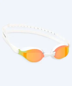 New Watery Elite svømmebriller - Poseidon Mirror - Hvid/guld