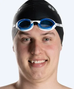 Best Watery Elite svømmebriller - Poseidon Ultra - Hvid/blå