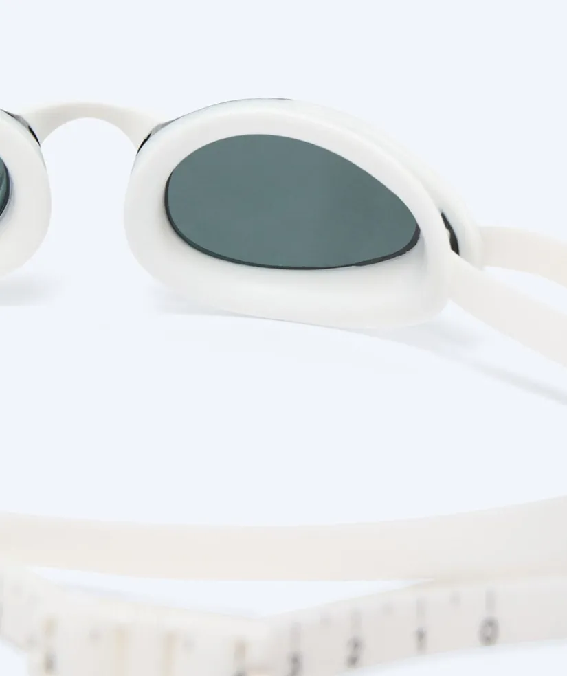 Discount Watery Elite svømmebriller - Poseidon Ultra Mirror - Hvid/sølv